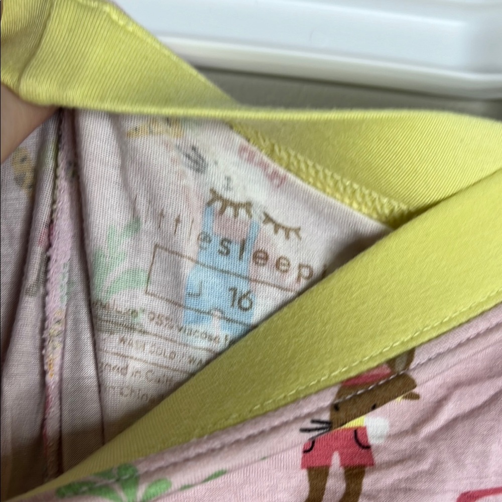 Little Sleepies Pink Pajama Set with Bunny Print Kids 16 - Picture 6 of 7